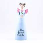 Anjo com mensagem: "és o meu Anjo da Guarda"