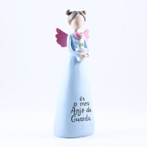Anjo com mensagem: "és o meu Anjo da Guarda"