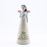 Anjo com Mensagem: "Avó és um anjo com asas invisíveis"