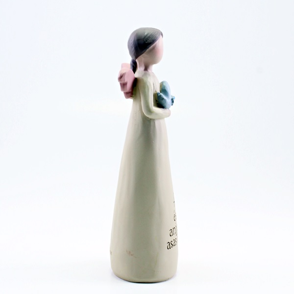 Anjo com Mensagem: "Avó és um anjo com asas invisíveis"