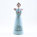 Anjo com Mensagem: "tornas o mundo num local mais belo!"