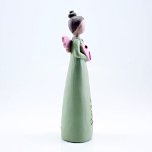 Anjo com Mensagem: "com muito Amor & Carinho"