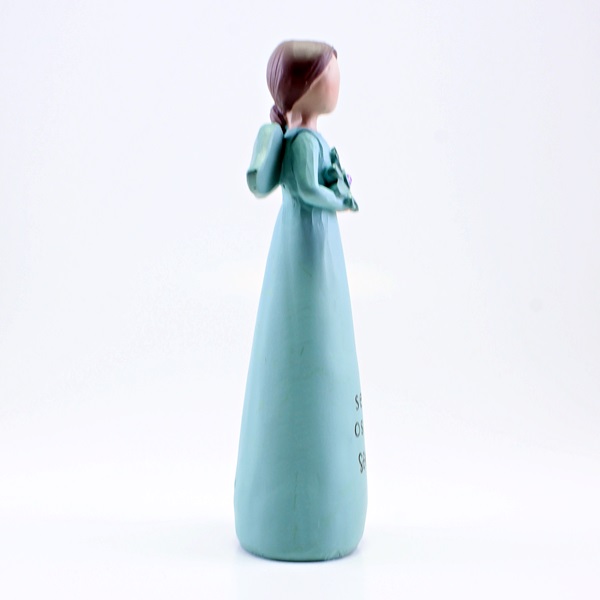 Anjo com mensagem: "Segue os teus sonhos!"