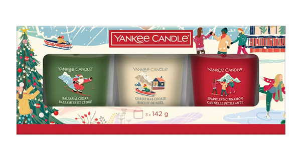Coffrett Yankee Candle 3 Small Tumbler Coffrett Yankee Candle 3 Small Tumbler
