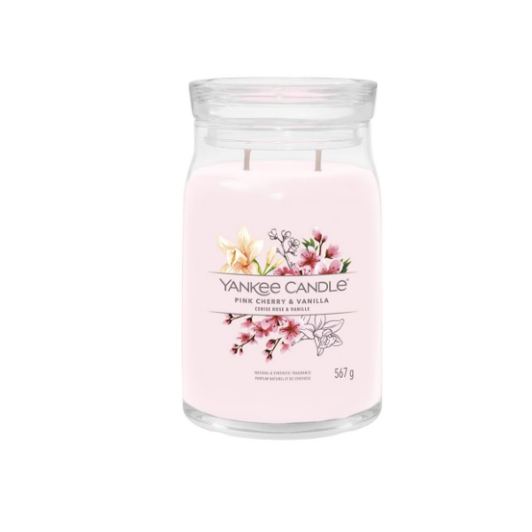 Vela Yankee Candle Pink Cherry and Vanilla