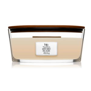 Vela Elipse White Honey Woodwick