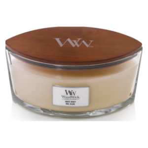 Vela Elipse White Honey Woodwick