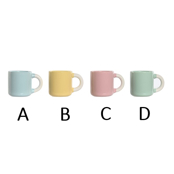 Chávenas de Café em Cores Pastel