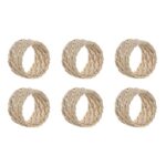 Anéis de Guardanapo de Vime