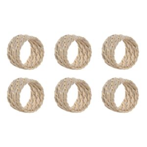 Anéis de Guardanapo de Vime