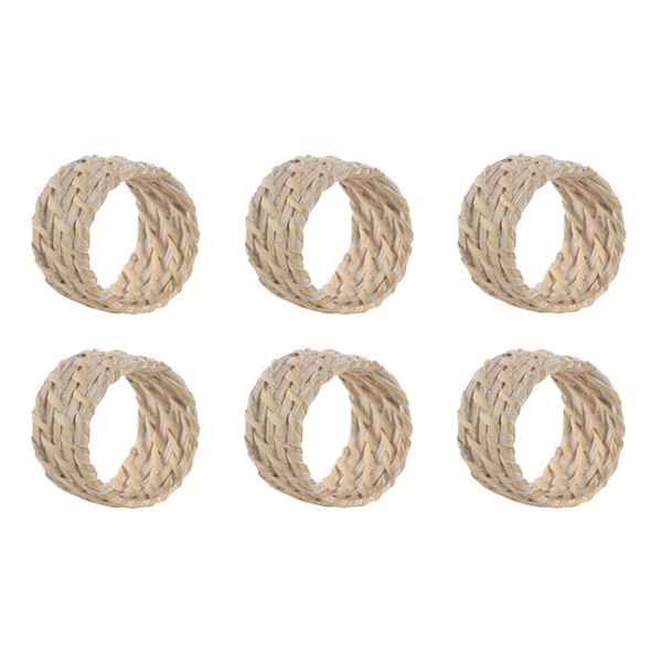 Anéis de Guardanapo de Vime