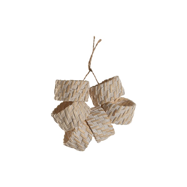 Anéis de Guardanapo de Vime