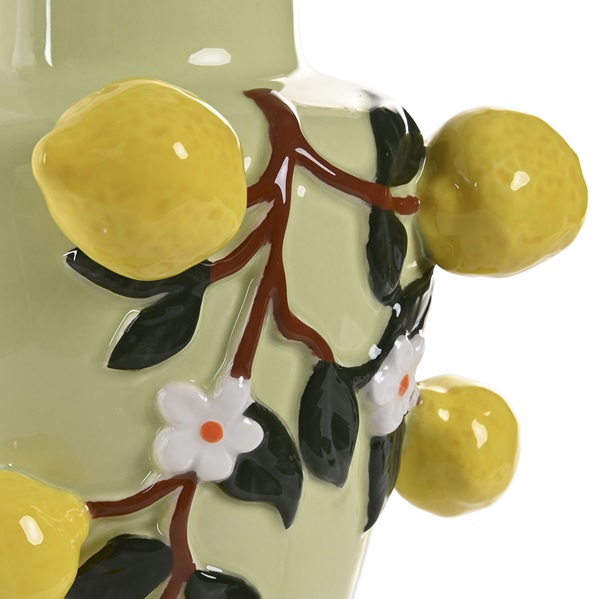 Jarra Decorativa de Cerâmica com Limões