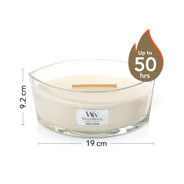 Vela Elipse Vanilla Bean Woodwick