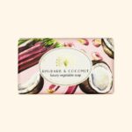 Sabonete Vegetal de Luxo Rhubarb & Coconut - The English Soap Company