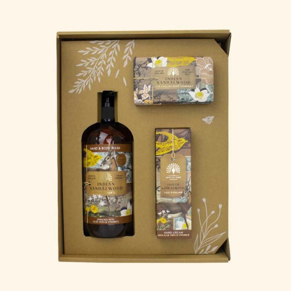 Conjunto de Oferta para Mãos e Corpo Indian Sandalwood - The English Soap Company