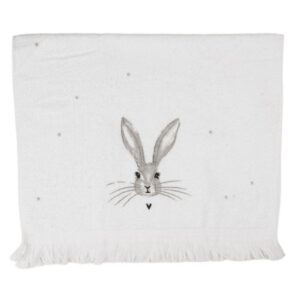 Pano Turco em Algodão com Coelho 40 x 66 cm