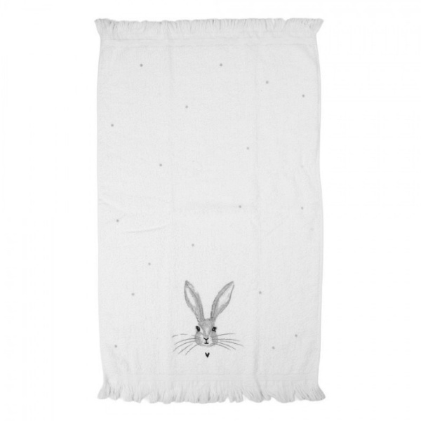 Pano Turco em Algodão com Coelho 40 x 66 cm