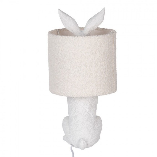 Candeeiro de Mesa- Coelho Branco (20x43cm)