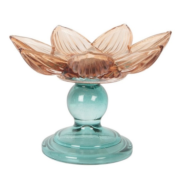 Castiçal Flor 14x10 cm – Clayre & Eef