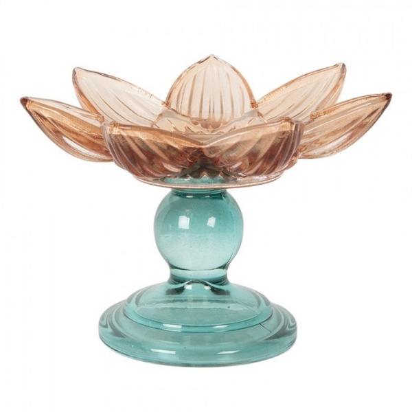 Castiçal Flor 14x10 cm – Clayre & Eef