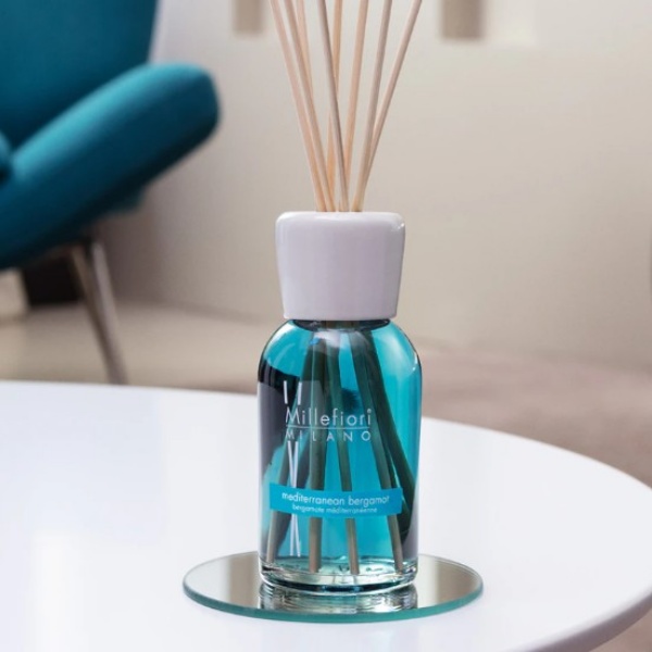 Difusor Mikado de Aromas Millefiori Milano Mediterranean & Bergamot 100ml