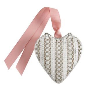 Coração Perfumado Decorativo Marquise com Caixa Metálica