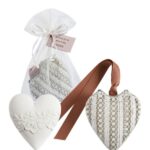 Coração Perfumado Decorativo Rose Élixir com Caixa Metálica