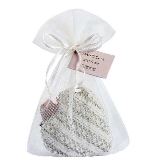 Coração Perfumado Decorativo Rose Élixir com Caixa Metálica