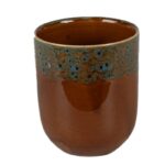 Copo de Café Cerâmica com Detalhe Azul 100 ml