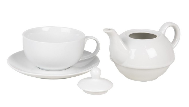 Conjunto de Chá Para uma Pessoa (350ml)