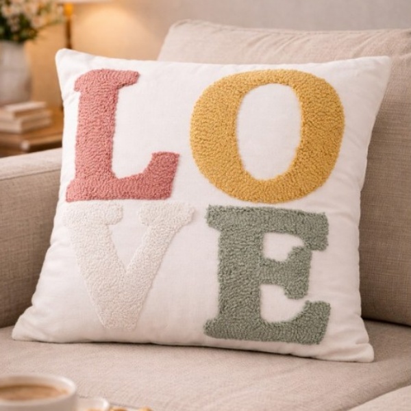 Almofada Decorativa LOVE (45x45 cm)