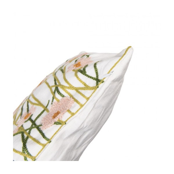 Almofada Decorativa com Flores (45x45 cm)