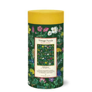 Puzzle Wildflowers Cavallini – 1000 Peças (55 x 70 cm)