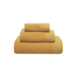 Jogo Banho Renda Mostarda