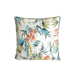 Capa de Almofada Floral em Veludo 45x45cm