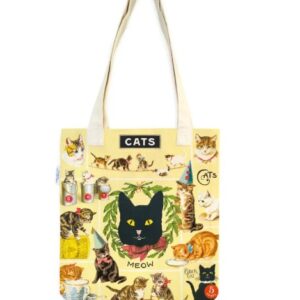 Tote Bag Cavallini 33x40.5cm Vintage Cats