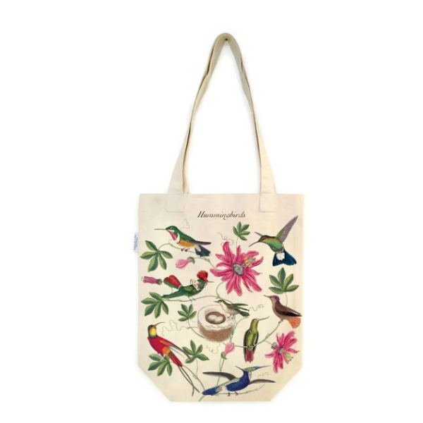 Tote Bag Cavallini 33x40.5cm Hummingbirds