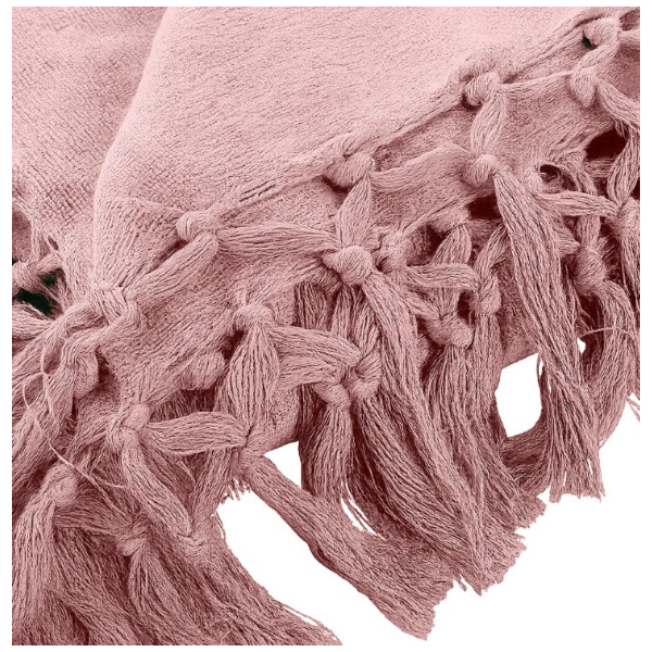 Manta em Algodão Rosa 180x260 cm