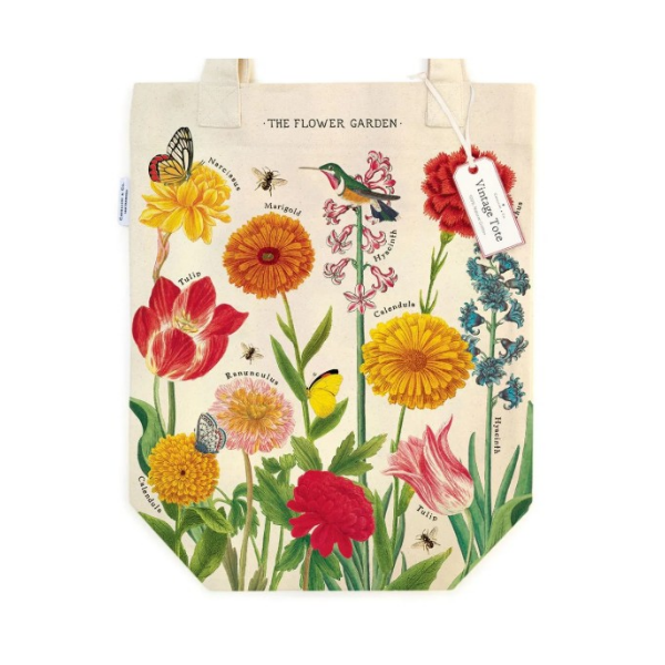 Tote Bag Cavallini 33x40.5cm The Flower Garden
