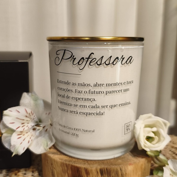Vela de Soja "Professora"- Soya