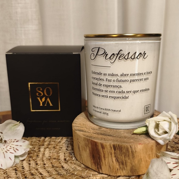 Vela de Soja "Professor"- Soya