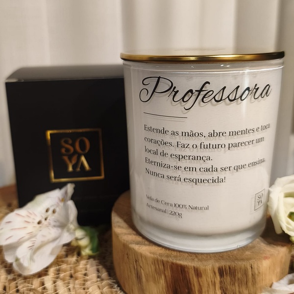 Vela de Soja "Professora"- Soya