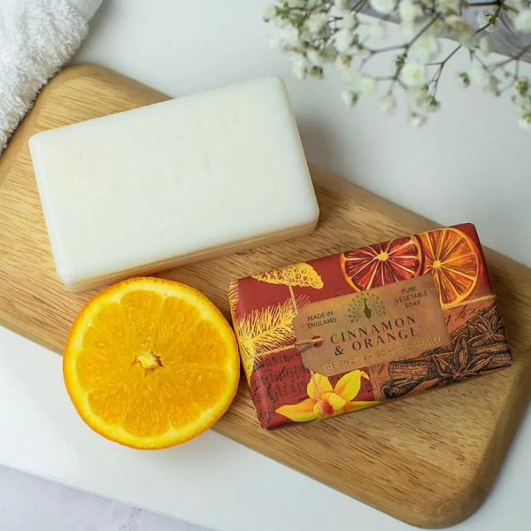 Sabonete “Cinnamon & Orange”- The English Soap Company- 190g