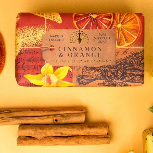 Sabonete “Cinnamon & Orange”- The English Soap Company- 190g