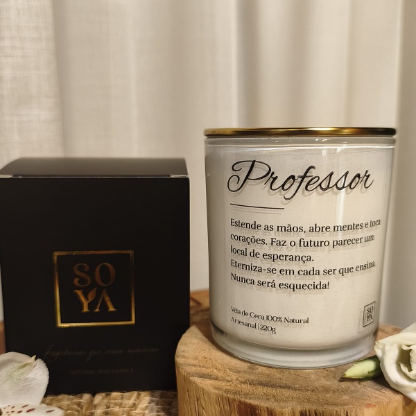 Vela de Soja "Professor"- Soya