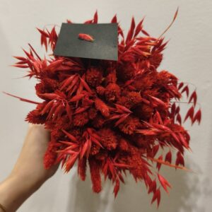 Ramo de Finalistas Flores Preservadas Laranja