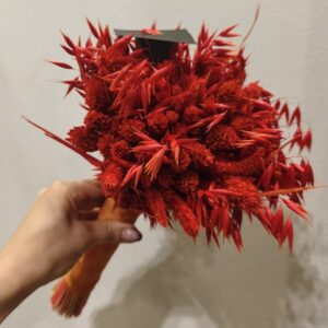 Ramo de Finalistas Flores Preservadas Laranja